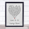 Love Is A Losing Game Amy Winehouse Grey Heart Song Lyric Quote Print