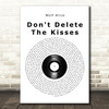Wolf Alice Don't Delete The Kisses Vinyl Record Song Lyric Print