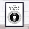 Muse Knights Of Cydonia Vinyl Record Song Lyric Print