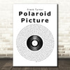 Frank Turner Polaroid Picture Vinyl Record Song Lyric Print
