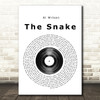 Al Wilson The snake Vinyl Record Song Lyric Print