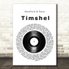 Mumford & Sons Timshel Vinyl Record Song Lyric Print