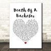 Panic! At The Disco Death Of A Bachelor White Heart Song Lyric Print
