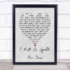 I Put A Spell On You Nina Simone Grey Heart Song Lyric Quote Print