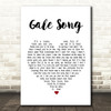 The Lumineers Gale Song White Heart Song Lyric Print