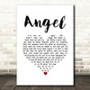 Jack Johnson Angel White Heart Song Lyric Print