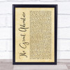 Steven Curtis Chapman The Great Adventure Rustic Script Song Lyric Print