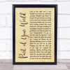 The Little Mermaid Part of Your World Rustic Script Song Lyric Print