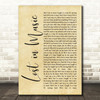 Sister Sledge Lost In Music Rustic Script Song Lyric Print