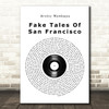 Arctic Monkeys Fake Tales Of San Francisco Vinyl Record Song Lyric Print