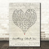 Bad Company Something About You Script Heart Song Lyric Print