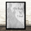 Blind Pilot 3 Rounds And A Sound Man Lady Dancing Grey Song Lyric Quote Print