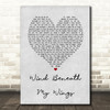 Bette Midler Wind Beneath My Wings Grey Heart Song Lyric Quote Print