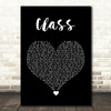 Class The LaFontaines Black Heart Song Lyric Print