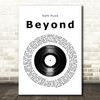 Daft Punk Beyond Vinyl Record Song Lyric Print