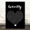 DJ Fresh feat Ella Eyre Gravity Black Heart Song Lyric Print