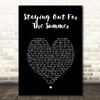 Dodgy Staying Out For The Summer Black Heart Song Lyric Print