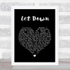 Easy Star All-Stars Let Down Black Heart Song Lyric Print