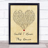 Foster and Allen Could I Have This Dance Vintage Heart Song Lyric Print