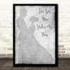 Frank Sinatra I've Got You Under My Skin Man Lady Dancing Grey Song Lyric Print