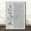 Gabby Barrett The Good Ones Grey Rustic Script Song Lyric Print