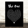 Gary Allan The One Black Heart Song Lyric Print