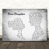 Halestorm Dear Daughter Man Lady Couple Grey Song Lyric Quote Print