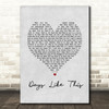 Van Morrison Days Like This Grey Heart Song Lyric Quote Print