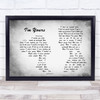 Jack Savoretti I'm Yours Man Lady Couple Grey Song Lyric Quote Print