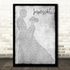 James Arthur Impossible Man Lady Dancing Grey Song Lyric Quote Print