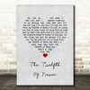 JOHNNY MATHIS The Twelfth Of Never Grey Heart Song Lyric Print