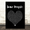 LeAnn Rimes Some People Black Heart Song Lyric Print