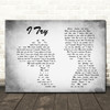 Macy Gray I Try Man Lady Couple Grey Song Lyric Print