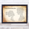 Crystal Gayle A Long And Lasting Love Man Lady Couple Song Lyric Quote Print
