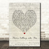 Omar There's Nothing Like This Script Heart Song Lyric Print