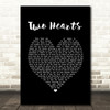 Phil Collins Two Hearts Black Heart Song Lyric Print
