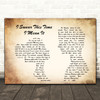 Mayday Parade I Swear This Time I Mean It Man Lady Couple Song Lyric Quote Print