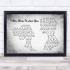 Queen I Was Born To Love You Man Lady Couple Grey Song Lyric Quote Print