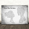 Randy Travis Deeper Than The Holler Man Lady Couple Grey Song Lyric Quote Print