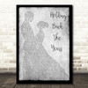 Simply Red Holding Back The Years Man Lady Dancing Grey Song Lyric Quote Print