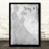 Stone Sour Grey Song 3 Man Lady Dancing Grey Song Lyric Quote Print
