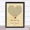 Stormzy Blinded By Your Grace Part 2 Vintage Heart Song Lyric Print