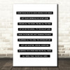 Camila Cabello Never Be the Same Song Lyric Quote Print