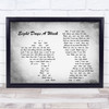 The Beatles Eight Days A Week Man Lady Couple Grey Song Lyric Quote Print