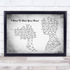 The Beatles I Want To Hold Your Hand Grey Man Lady Couple Song Lyric Print