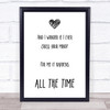 Lady Antebellum Need You Now Song Lyric Quote Print