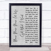 The Smiths Please, Please, Please, Let Me Get What I Want Grey Script Print