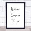 Sin?®ad O'Connor Nothing Compares 2 U Song Lyric Quote Print