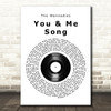 The Wannadies You & Me Song Vinyl Record Song Lyric Print