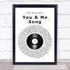 The Wannadies You & Me Song Vinyl Record Song Lyric Print